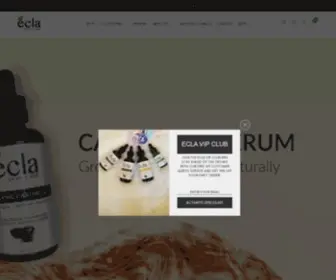 Eclaskincare.com(Ecla Skin Care) Screenshot
