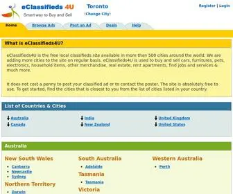 Eclassifieds4U.com(EClassifieds 4U) Screenshot