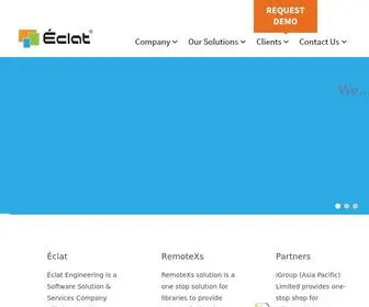 Eclateng.com(Eclat Engineering Pvt) Screenshot