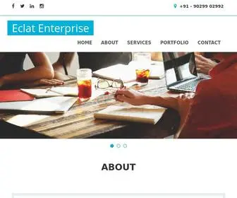 Eclatenterprise.in(Eclat Enterprise) Screenshot