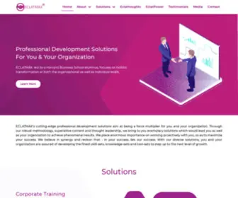 Eclatmax.com(Professional Development Solutions) Screenshot