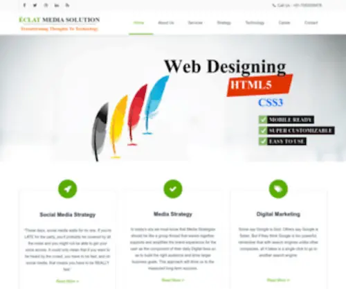 Eclatpromotising.com(Web designing) Screenshot