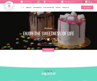 EclatQatar.com(ECLAT Cakes and Chocolates) Screenshot