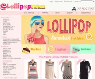 Eclawholesale.com(Lollipop Wholesale) Screenshot
