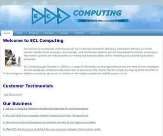 Eclcomputing.ca(ECL Computing) Screenshot