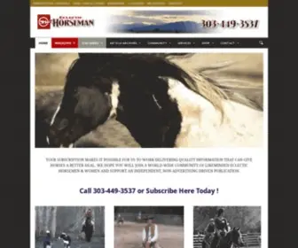 Eclectic-Horseman.com(Eclectic Horseman Magazine) Screenshot