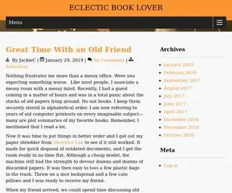 Eclecticbooklover.com(Eclectic Book Lover) Screenshot