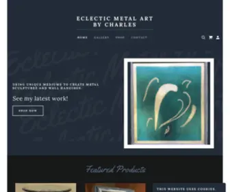 Eclecticmetalart.com(Metal Sculpture) Screenshot