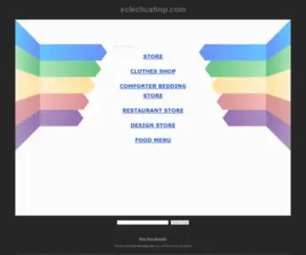 Eclecticshop.com(Make an Offer if you want to buy this domain. Your purchase) Screenshot