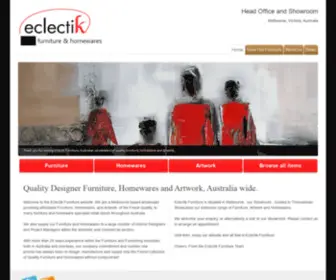 Eclectikfurniture.com.au(Australian wholesale furniture) Screenshot