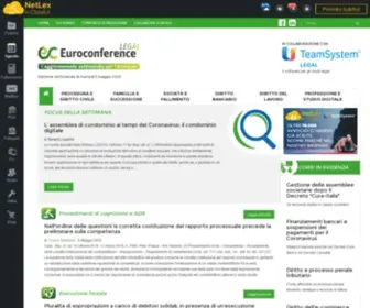 Eclegal.it(Euroconference Legal) Screenshot