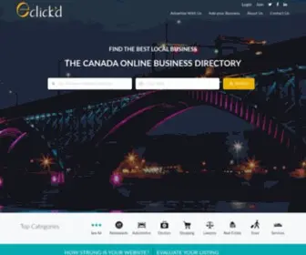 Eclickd.ca(Eclickd) Screenshot