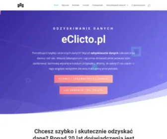 Eclicto.pl(Odzyskiwanie danych z dysku) Screenshot