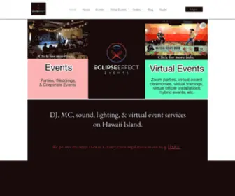 Eclipseeffect.com(Eclipse Effect Events) Screenshot