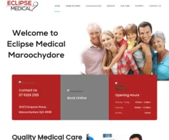 Eclipsemedical.com.au(Eclipse medical centre Maroochydrore) Screenshot