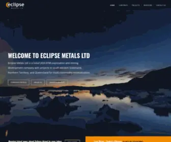 Eclipsemetals.com.au(Eclipse Metals Ltd) Screenshot