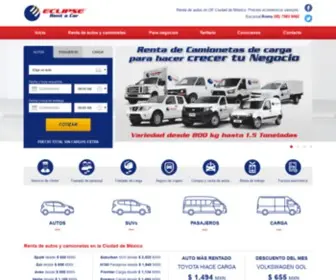 Eclipserent.com.mx(Renta de autos en México D.F) Screenshot