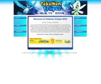 Eclipserpg.com(Pokemon Eclipse RPG) Screenshot