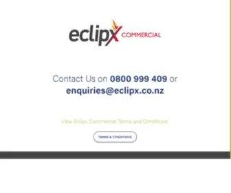 EclipXcommercial.co.nz(Eclipx Commercial Contact) Screenshot