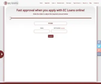 Ecloans.co.za(EC Loans) Screenshot