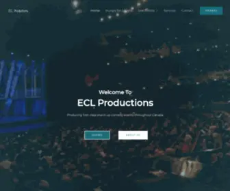 Eclproductions.com(ECL Productions) Screenshot