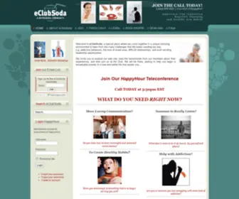 Eclubsoda.com(EClubSoda Website) Screenshot