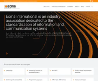 Ecma-International.org(Ecma International) Screenshot