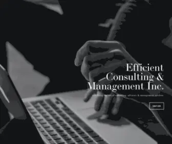 ECMBB.com(EFFICIENT CONSULTING & MANAGEMENT) Screenshot