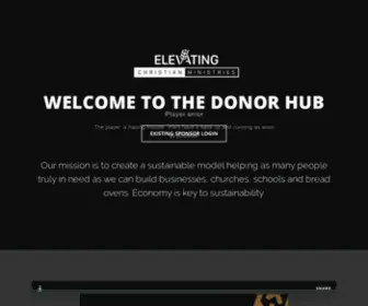 Ecmdonorhub.com(Elevating Christian Ministries) Screenshot