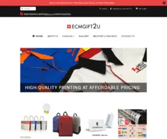 EcmGift2U.com(Your Promotional Gift Online Store) Screenshot