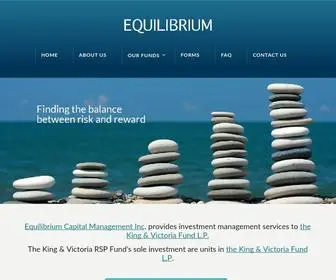 Ecmi.ca(Equilibrium Capital Management Inc) Screenshot