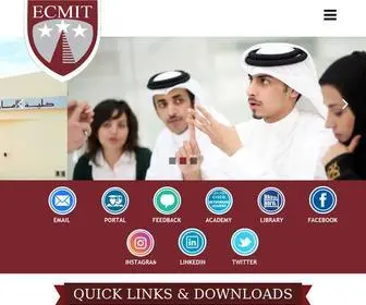 Ecmit.ac.ae(The Emirates College for Management & Information Technology (ECMIT)) Screenshot