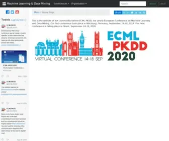 ECMLPKDD.org(ECMLPKDD) Screenshot