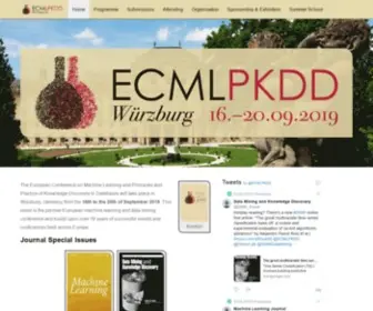 ECMLPKDD2019.org(ECML PKDD 2019 ECML PKDD 2019) Screenshot