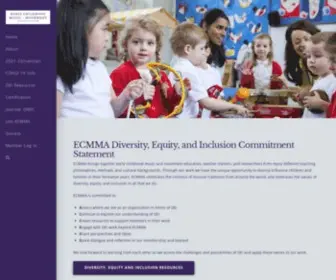 Ecmma.org(Early Childhood Music & Movement) Screenshot