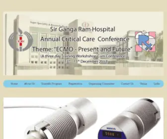 Ecmosgrh.com(Sir Ganga Ram Hospital) Screenshot