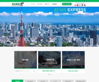 Ecmsglobal-JP.com(ECMSジャパン) Screenshot