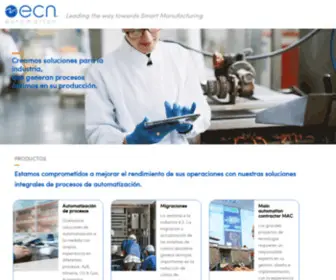 ECN.com.mx(Incrementando valor a tu proceso) Screenshot