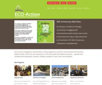 Eco-ACT.org(Environmental Community Action) Screenshot