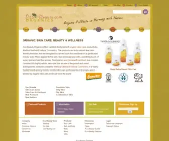 Eco-Beauty.com(Organic Beauty and Wellness Products) Screenshot