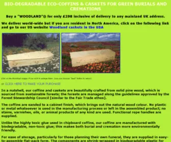 Eco-Coffins.com(Eco Coffins) Screenshot