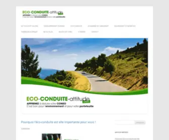 Eco-Conduite-Attitude.com(Eco Conduite Attitude) Screenshot