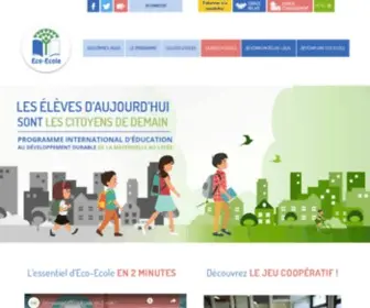 Eco-Ecole.org(Label international d'éducation au développement durable) Screenshot