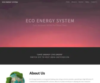 Eco-Energysystem.com(Eco Energy System) Screenshot