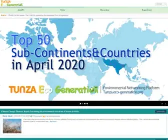 Eco-Generation.org(TUNZA Eco) Screenshot