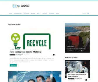 Eco-Globe.com(A Consumer Product Review Blog) Screenshot