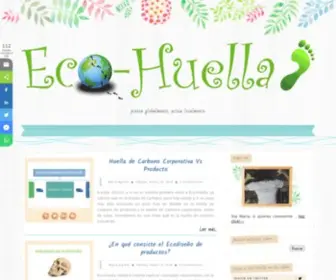 Eco-Huella.com(Sostenibilidad, Cambio Climático y Huella de Carbono) Screenshot