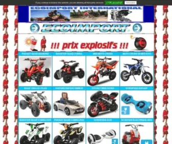 Eco-Importateur-Magasin-Quad-Scooter-Motocross.com(ECOIMPORT) Screenshot