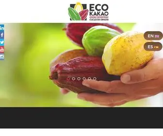 Eco-Kakao.com.ec(Empresa ecuatoriana exportadora de cacao fino de aroma. Eco) Screenshot