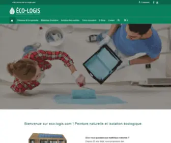 Eco-Logis.com(Isolants écologique) Screenshot